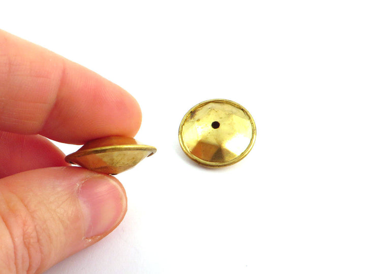 2x Grande perle toupie facette (20mm x 9mm) P-004