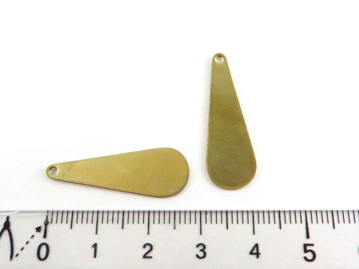 4x Breloque goutte (29mm x 10mm) PP-030