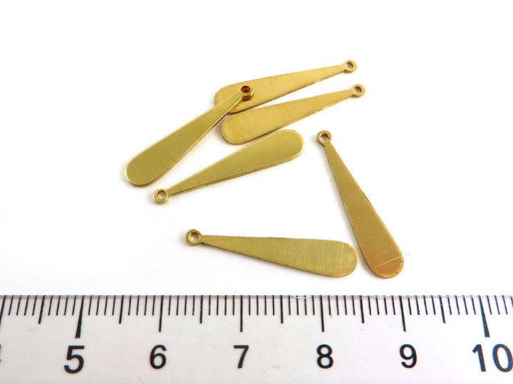 6x Breloque longue goutte (23mm x 5mm) PP-056