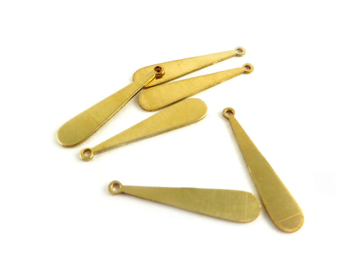 6x Breloque longue goutte (23mm x 5mm) PP-056