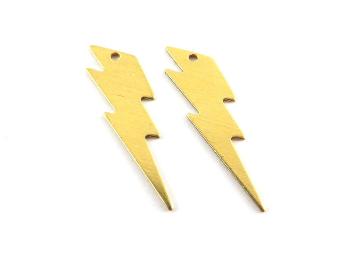 6x Breloque éclair foudre (25mm x 7mm) PP-147