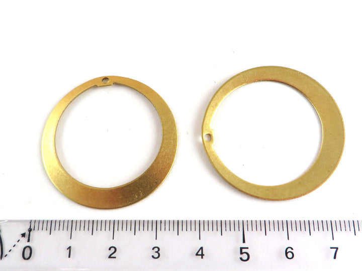 2x Pendentif anneau créole (34mm) PP-081