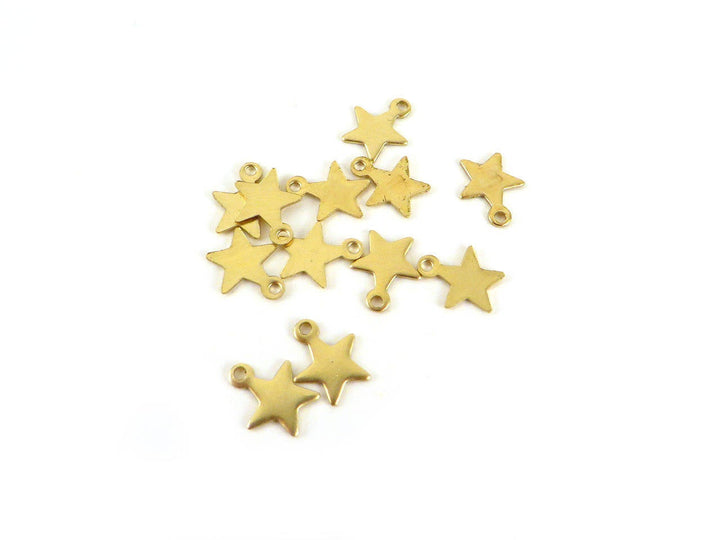 12x Breloque étoile (9mm x 8mm) CH-025