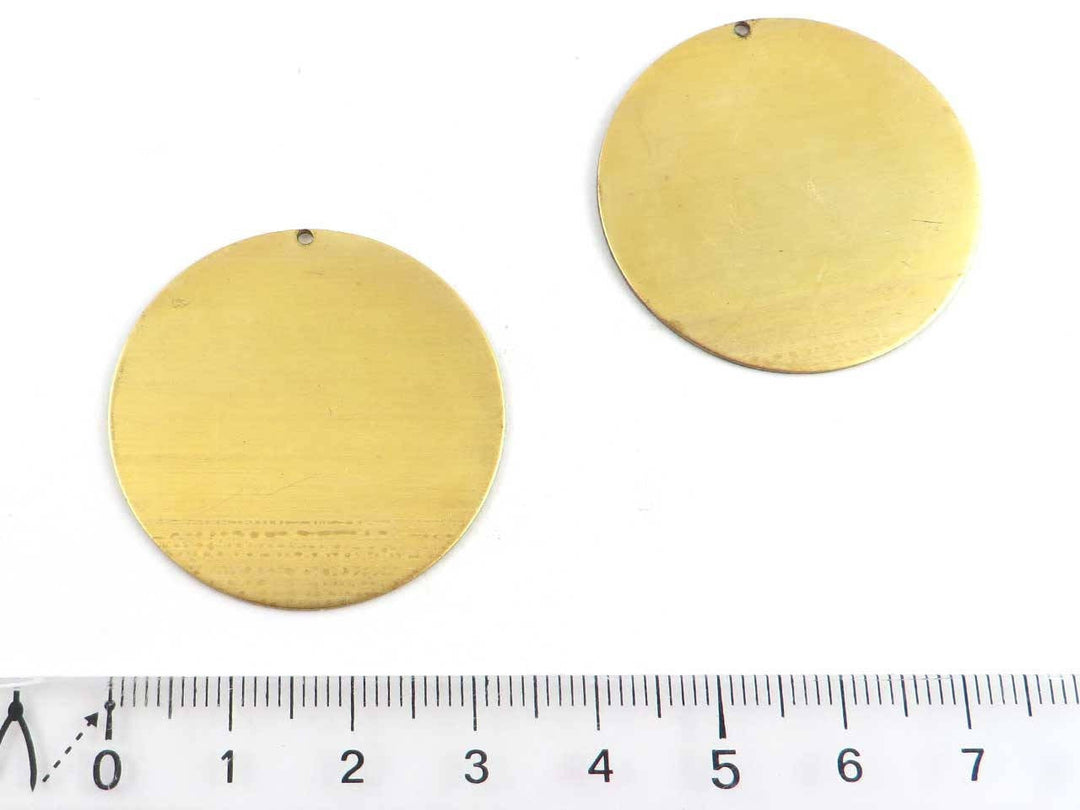 2x Pendentif disque 0.7mm (35mm) D35/1H/S