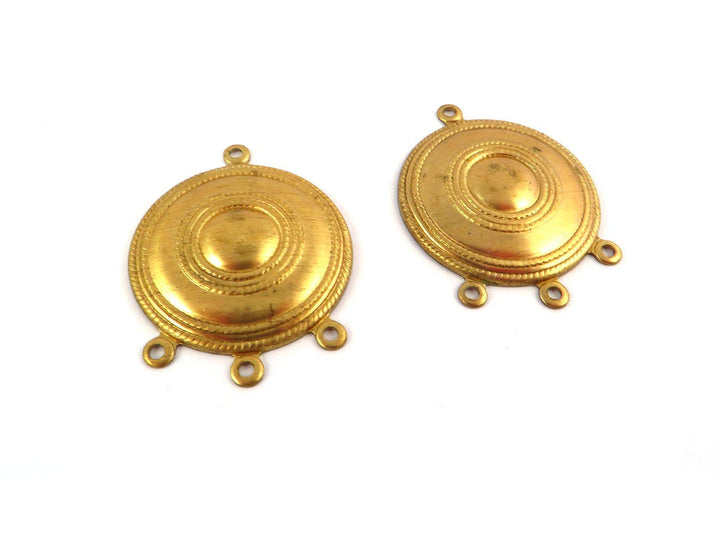 2x Connecteur chandelier disque bouclier cible 4 œillets (25mm) PV-133