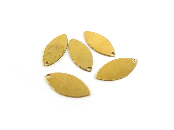 6x Breloque navette marquise (17mm x 8mm) PP-033