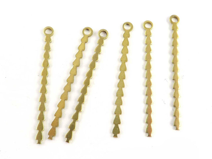 8x Breloque barre épis de blé (4 longueurs) PP-245