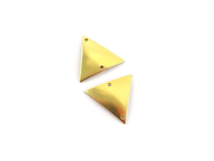 4x Connecteur triangle bombé 2 trous (15mm x 17mm) PV-106