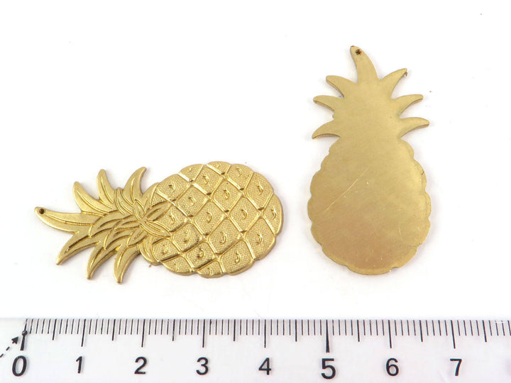 1x Pendentif ananas (44mm x 22mm) CH-051