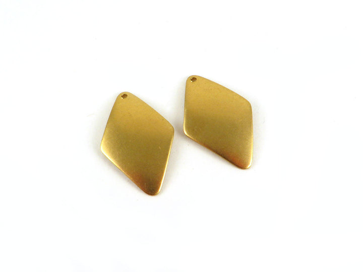 4x Breloque losange (26mm x 17mm) PV-080