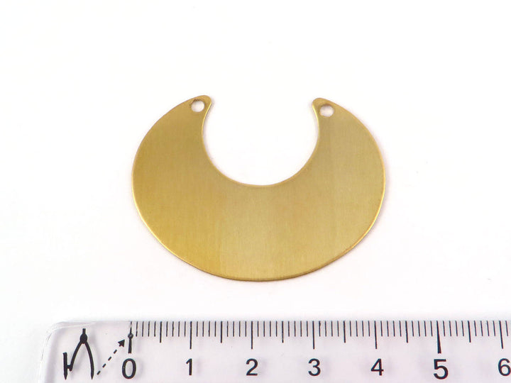 2x Connecteur croissant de lune 2 trous (45mm x 34mm) PP-172