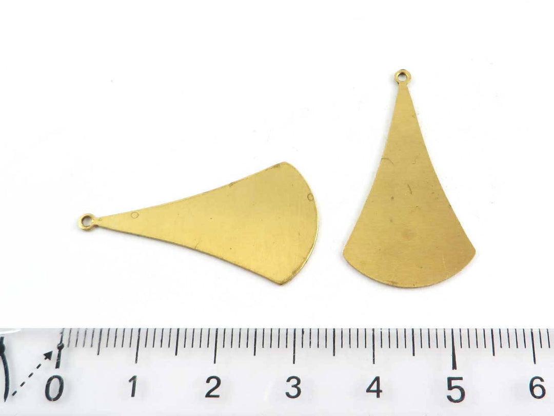 2x Breloque goutte triangle (18mm x 33mm) PP-220