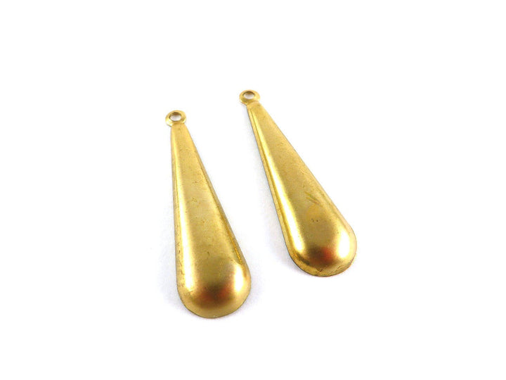 4x Breloque goutte (36mm x 10mm) PV-028