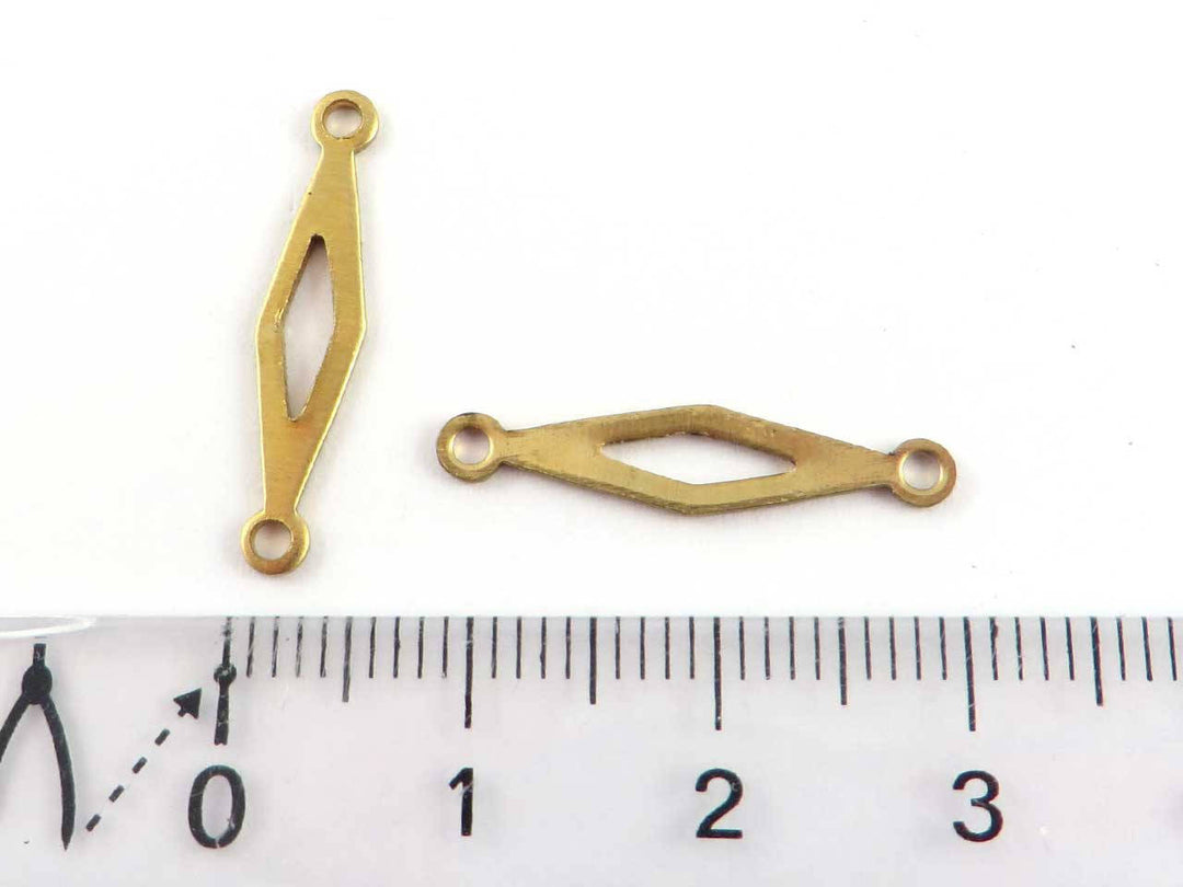 6x Connecteur losange ajourée (5mm x 22mm) PP-207