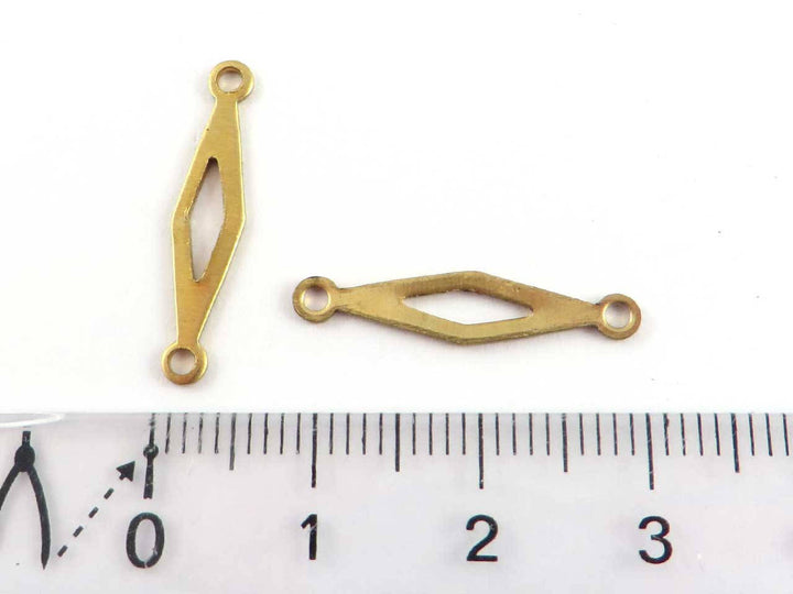 6x Connecteur losange ajourée (5mm x 22mm) PP-207