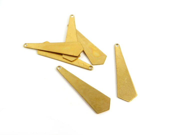 6x Breloque losange cravate (30mm x 9mm) PP-051