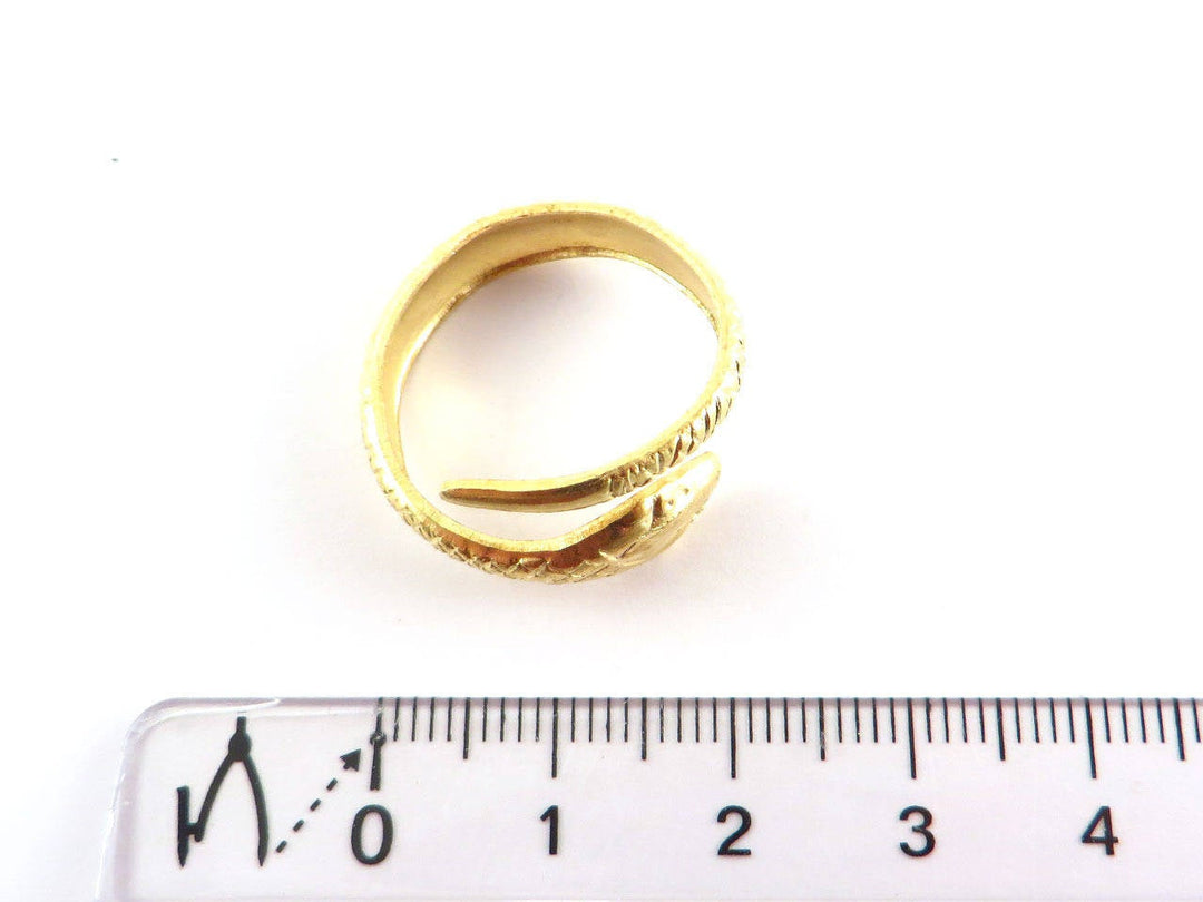 1x Bague Serpent reptile réglable  BG-012