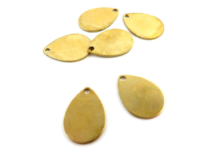 6x Breloque goutte (16mm x 12mm) PP-026