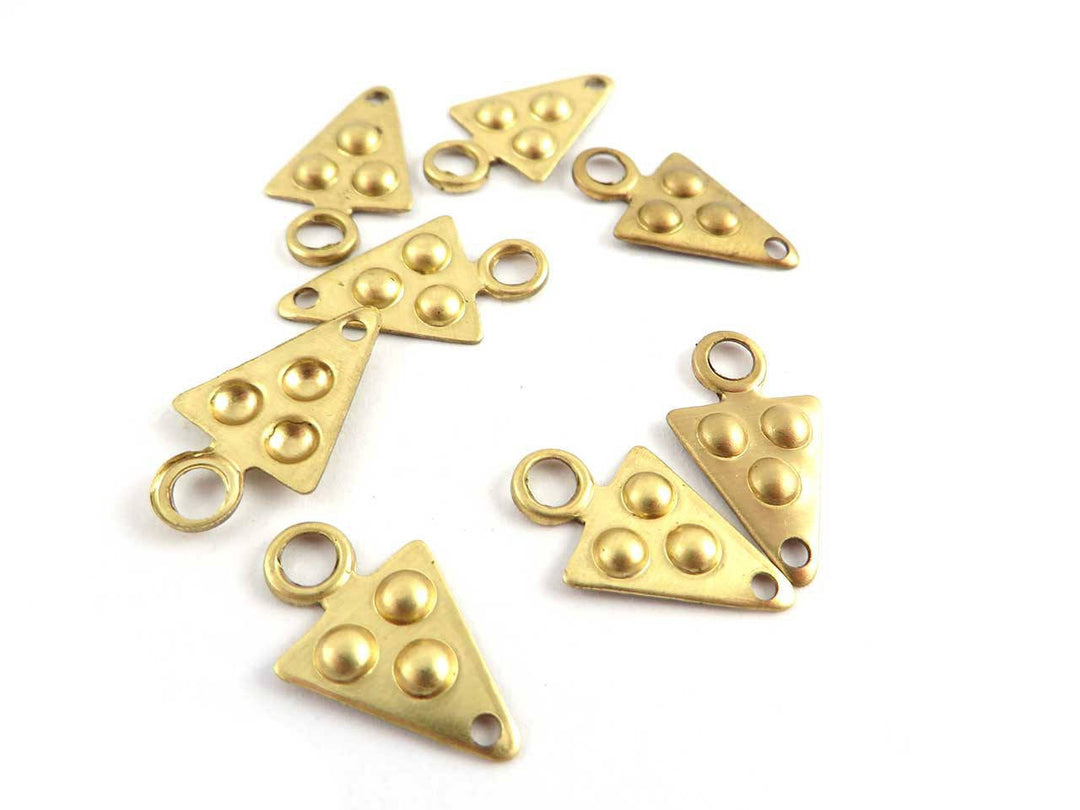 6x Connecteur triangle boule (10mm x 17mm) PV-189