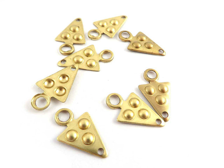 6x Connecteur triangle boule (10mm x 17mm) PV-189