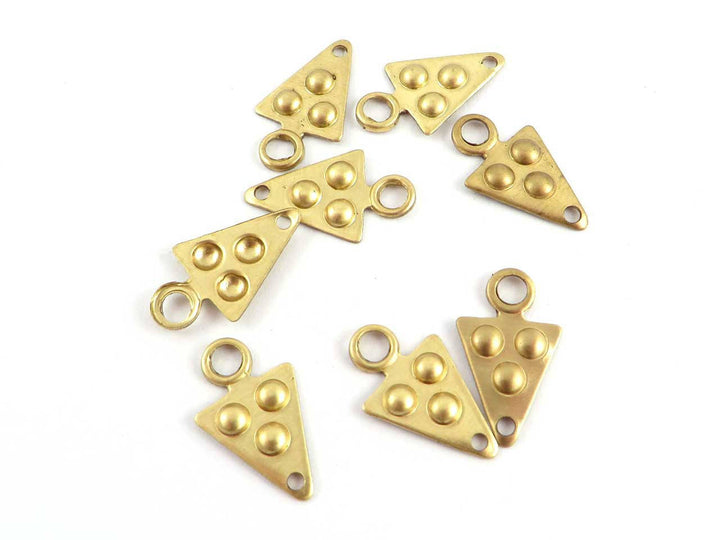 6x Connecteur triangle boule (10mm x 17mm) PV-189