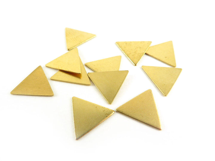 6x Breloque triangle sans trou (13mm x 11mm) PP-049