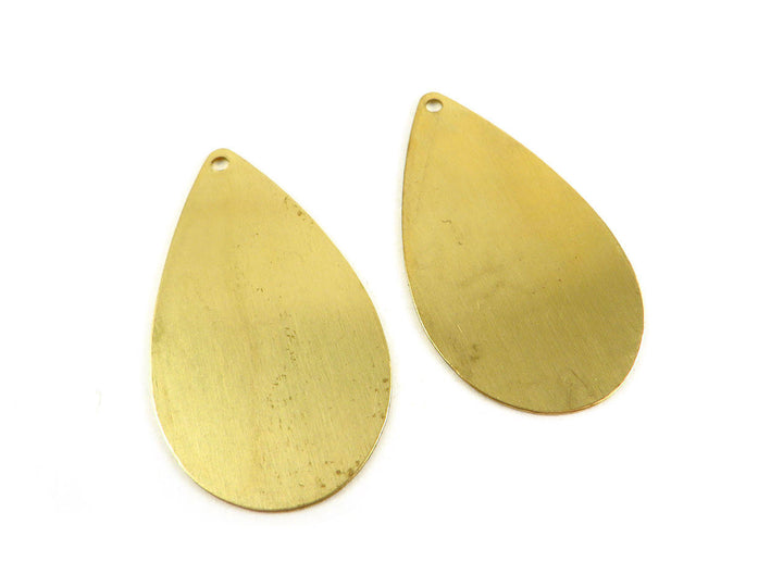 2x Pendentif goutte (44mm x 24mm) PP-101