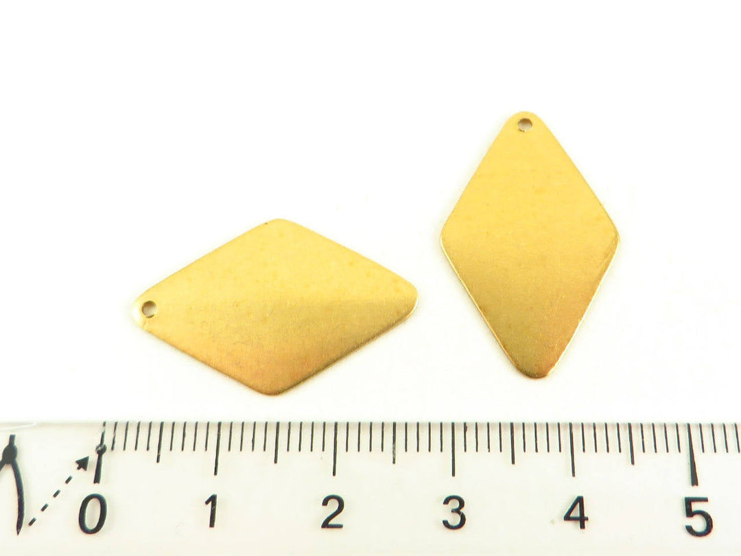 6x Breloque losange (26mm x 17mm) PP-115