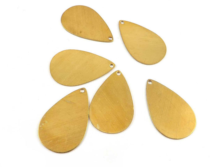 4x Breloque goutte (27mm x 17mm) PP-015