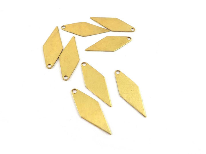 4x Breloque losange (22mm x 8mm) PP-017