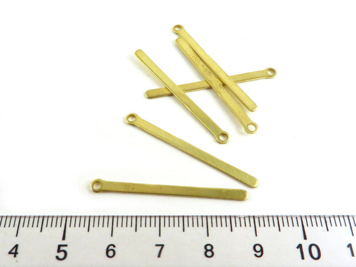 6x Breloque barre (35mm x 2mm) PP-062