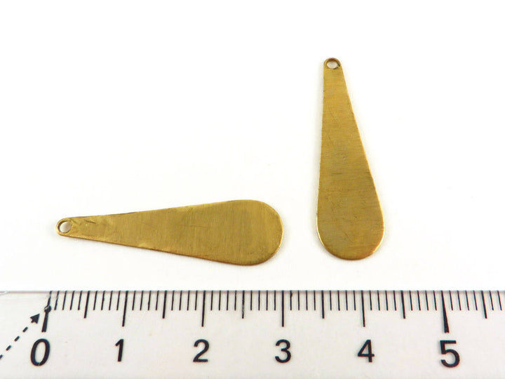 6x Breloque goutte (30mm x 9mm) PP-080