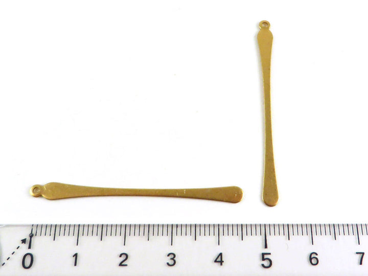 6x Breloque fine goutte pagaie (47mm x 4mm) PP-132