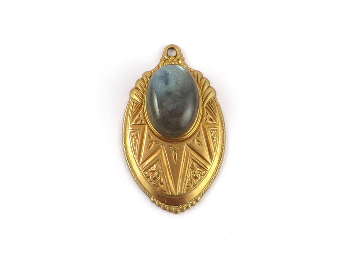 1x Pendentif support cabochon 13x18 ou 10x15 (42mm x 25mm) M-003