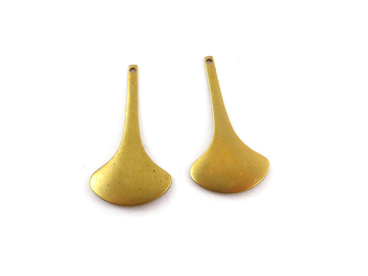 4x Breloque goutte palet (31mm x 16mm) PV-101