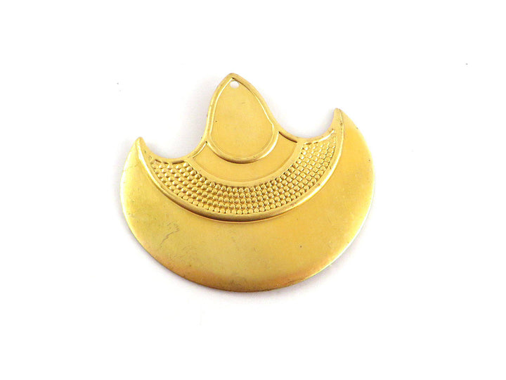 2x Pendentif croissant de lune pendule (35mm x 40mm) PV-108