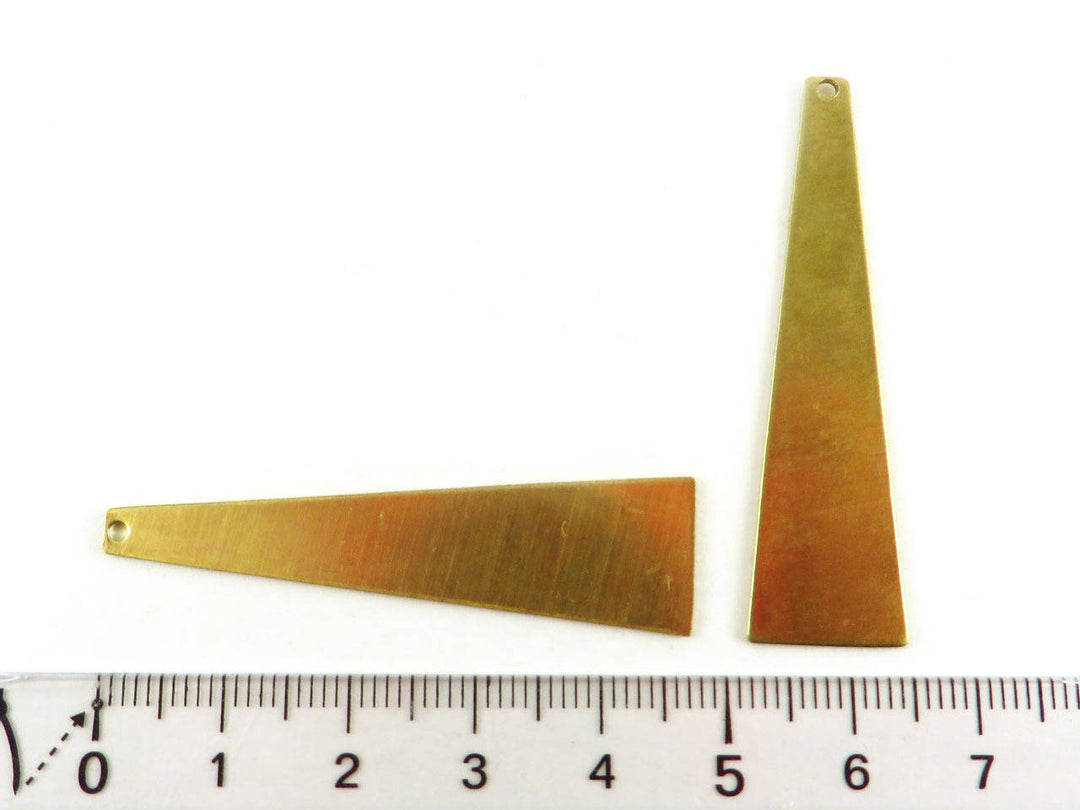 2x Breloque long triangle (48mm x 13mm) PP-019