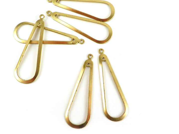 2x Breloque goutte évidé (41mm x 13mm) PP-230