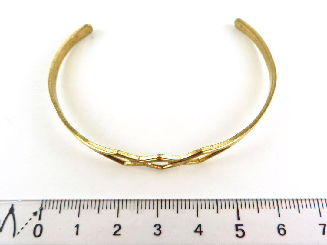 1x Bracelet jonc réglable 3 losanges BC-001