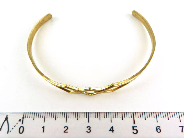 1x Bracelet jonc réglable 3 losanges BC-001
