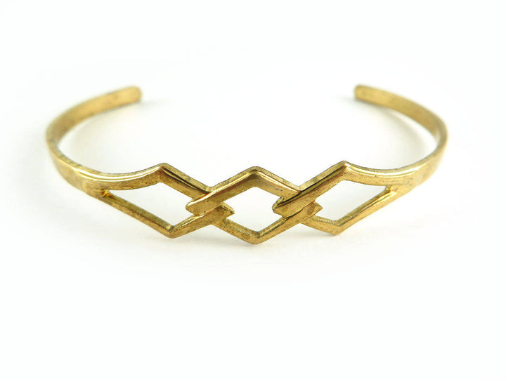 1x Bracelet jonc réglable 3 losanges BC-001