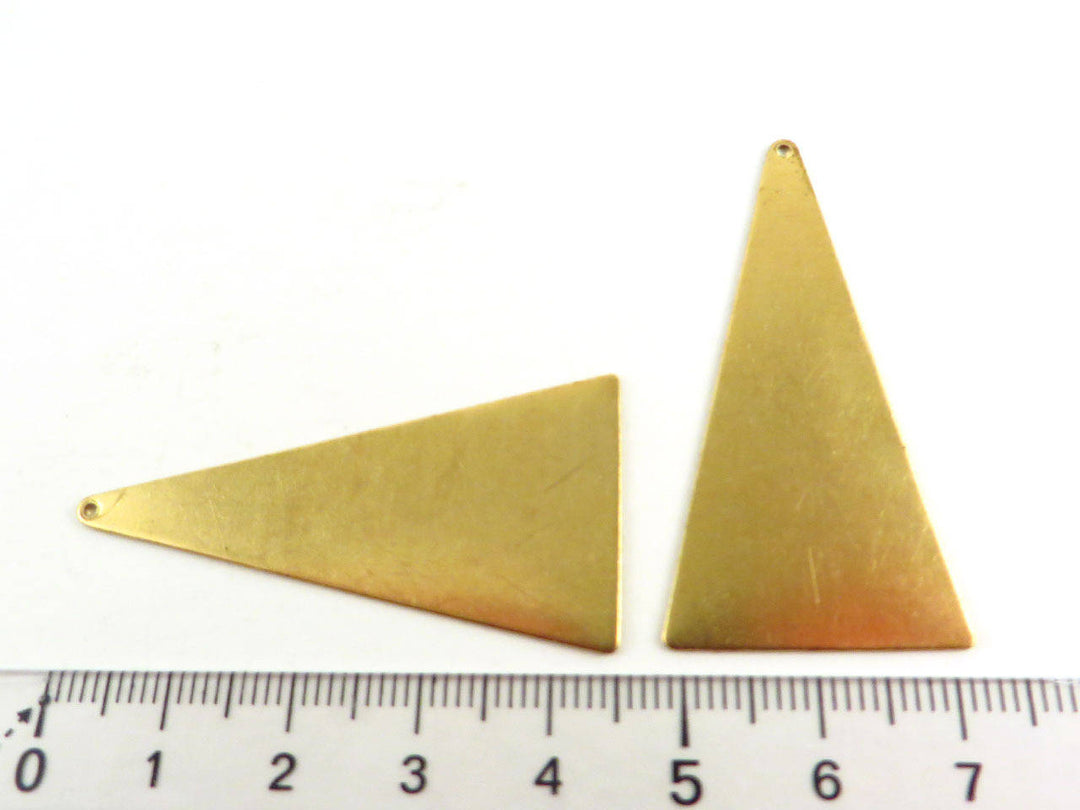 4x Pendentif long triangle (46mm x 23mm) PP-028