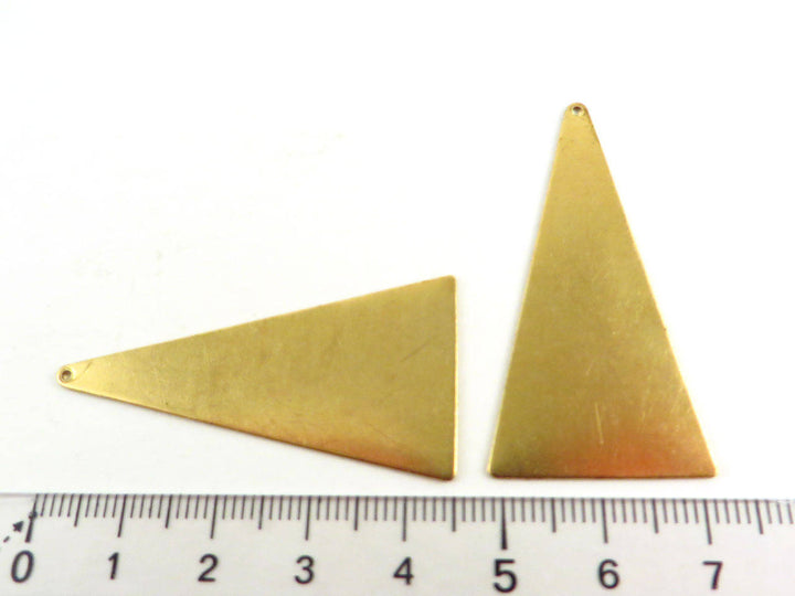 4x Pendentif long triangle (46mm x 23mm) PP-028