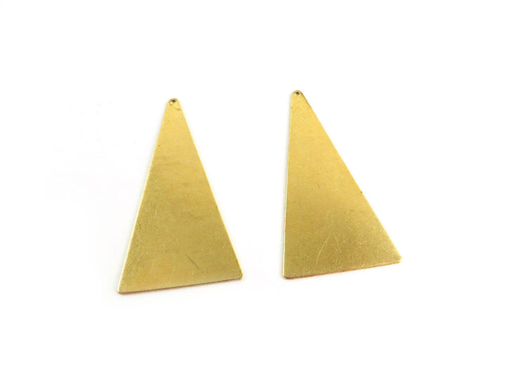 4x Pendentif long triangle (46mm x 23mm) PP-028