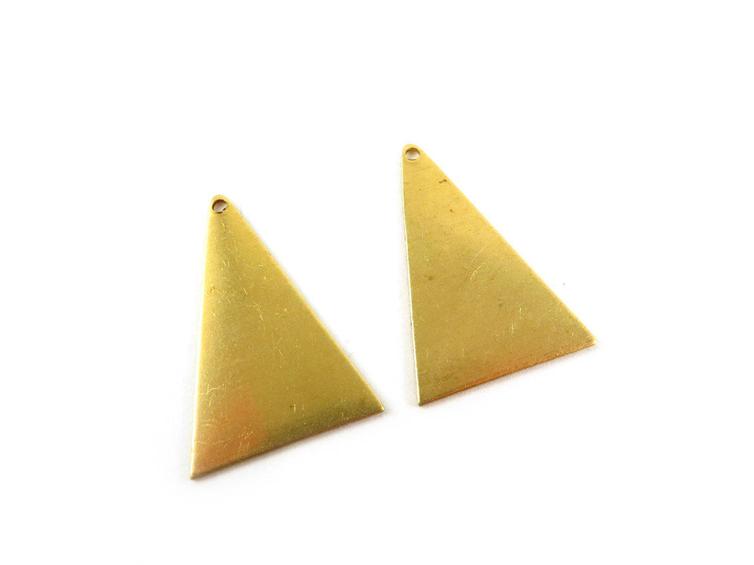 4x Breloque triangle 1 trou (28mm x 18mm) PP-011