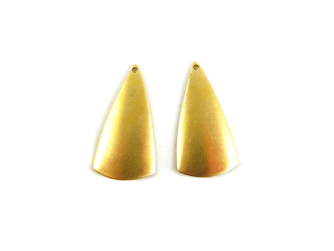 6x Breloque connecteur chandelier triangle bombé (29mm x 15mm) PV-074/PV-087