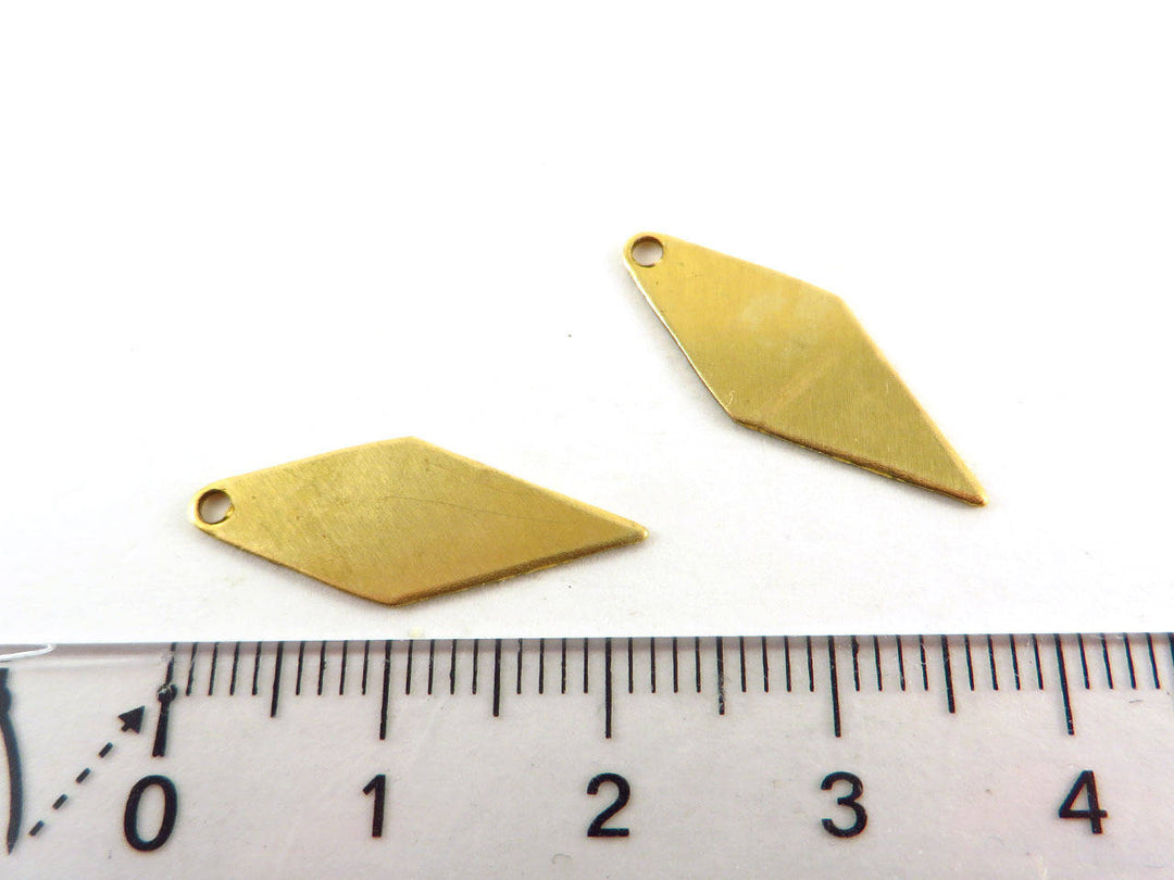 4x Breloque losange (22mm x 8mm) PP-017