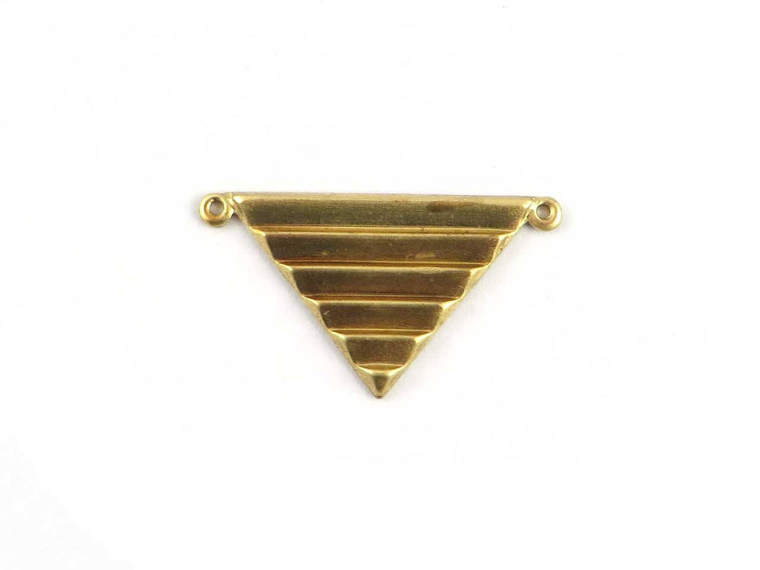 1x Connecteur triangle Art Déco (17mm x 29mm) PV-171