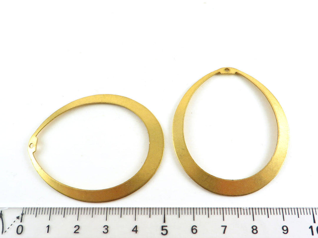 2x pendentif goutte créole (51mm x 43mm) PP-020