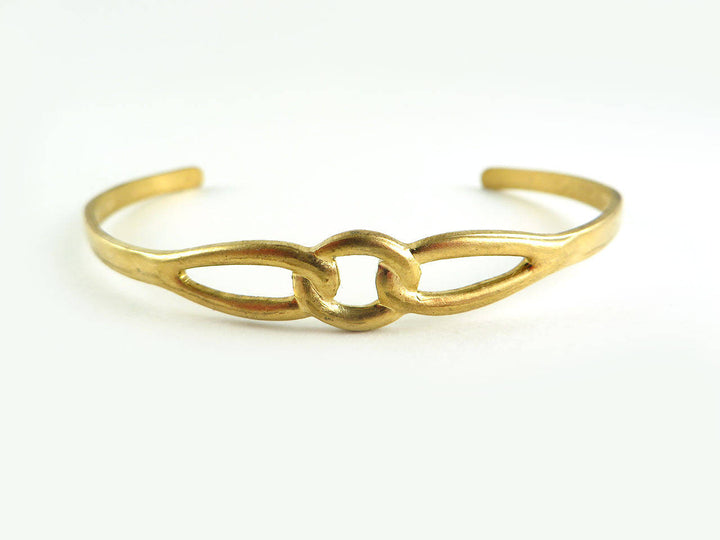 1 Bracelet jonc réglable cercle et goutte BC-002